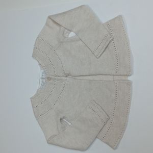 Koala Kids 18-24M cream knit 3 button sweater
